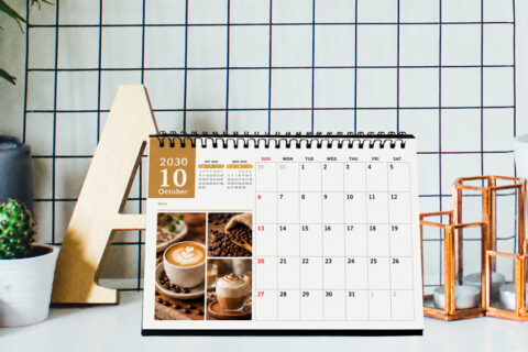 Desk Calendar Landscape - Price List - DesignPrint.my